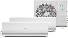 Ar Condicionado Bi Split Elgin 18000 BTUS 2X12000 Inverter Quente e Frio 220V MTQE18C2CB
