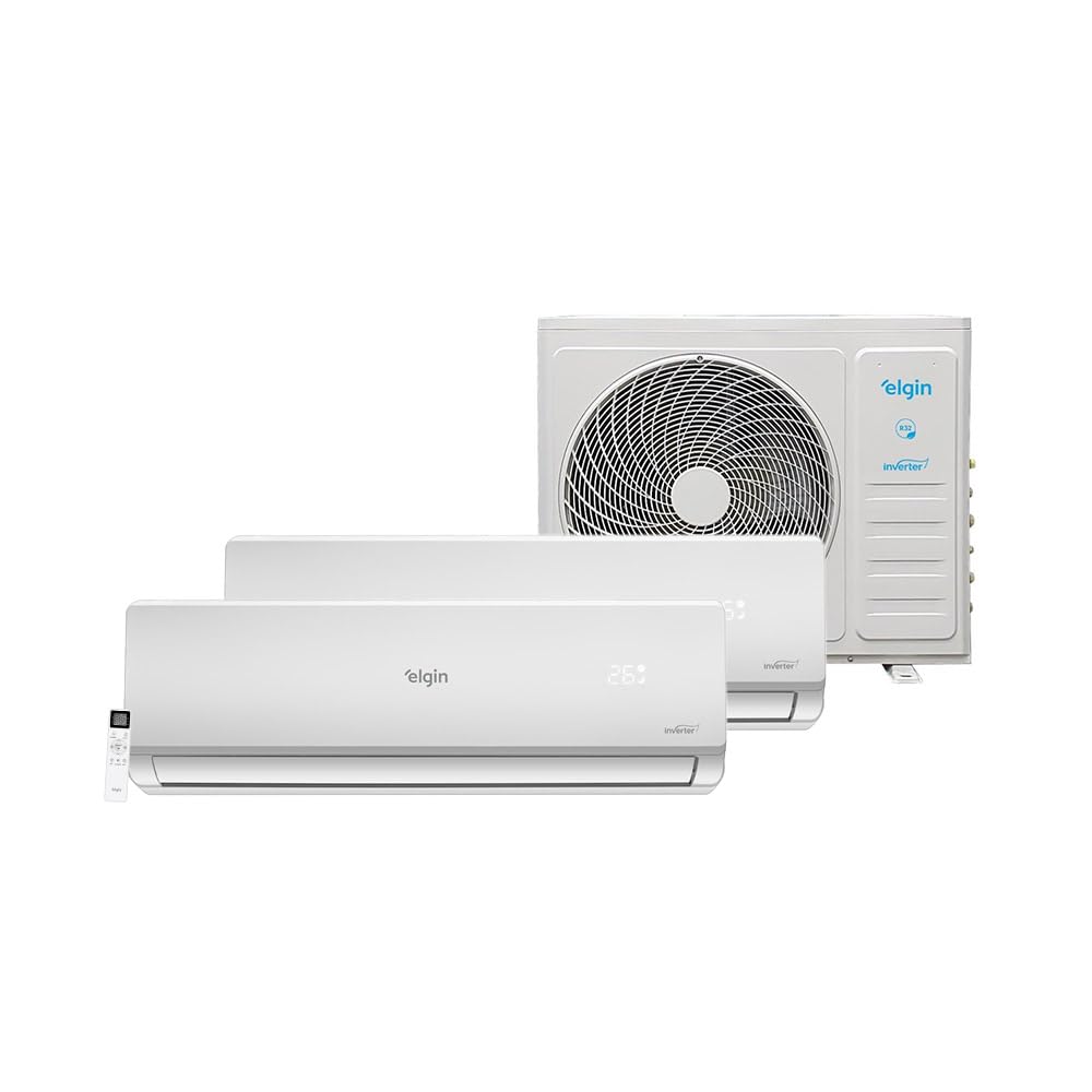 Ar Condicionado Bi Split Elgin 18000 BTUS 2X12000 Inverter Quente e Frio 220V MTQE18C2CB