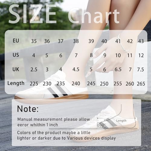 Women's Fashionable Contrast Mesh Design Lace Up Backless Walking Shoes, Open Back Female All-Match Round Toe Slip On2
