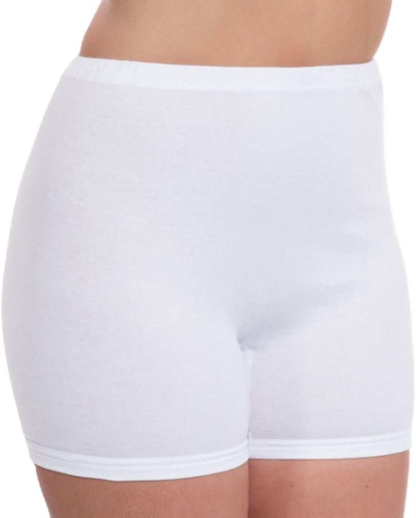 3 Pairs Womens Pure Cotton Interlock Pantees