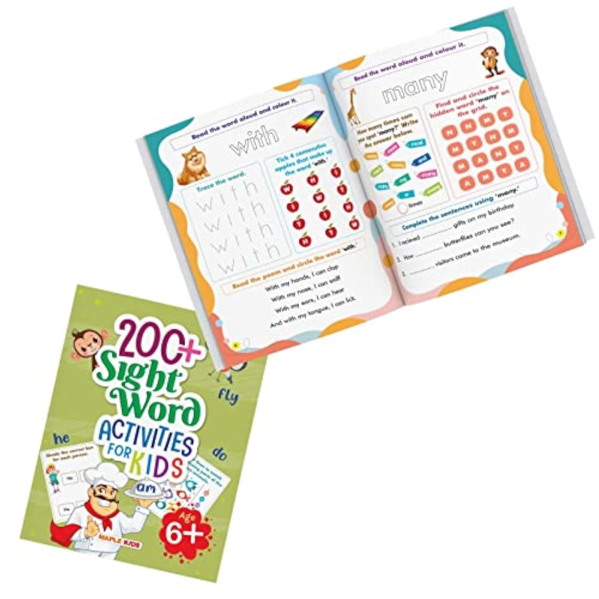 Sight Word Activities 200+ Early Learning Activity Book