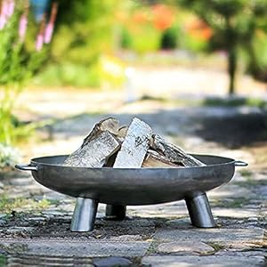 DTZ Massieve vuurschaal XL 80 cm onbehandeld staal 2,5 mm