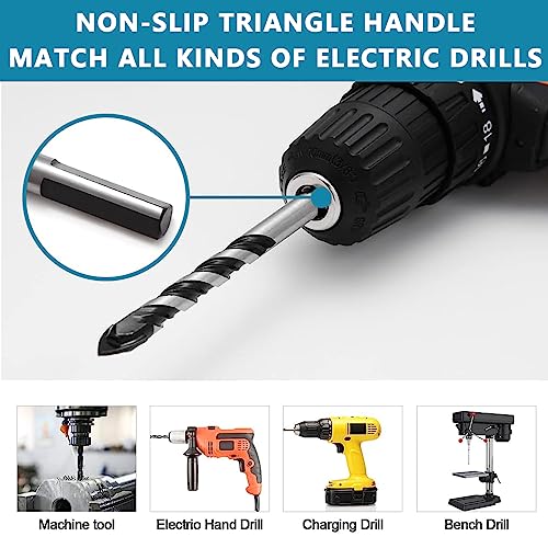 Serplex Store Serplex 12Pcs Masonry Drill Bit Set, 6 Sizes, - Image 6