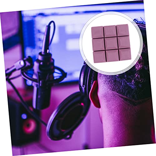 Set de 12 piezas de paneles absorbentes de sonido color púrpura para puertas y techos miniatura 4