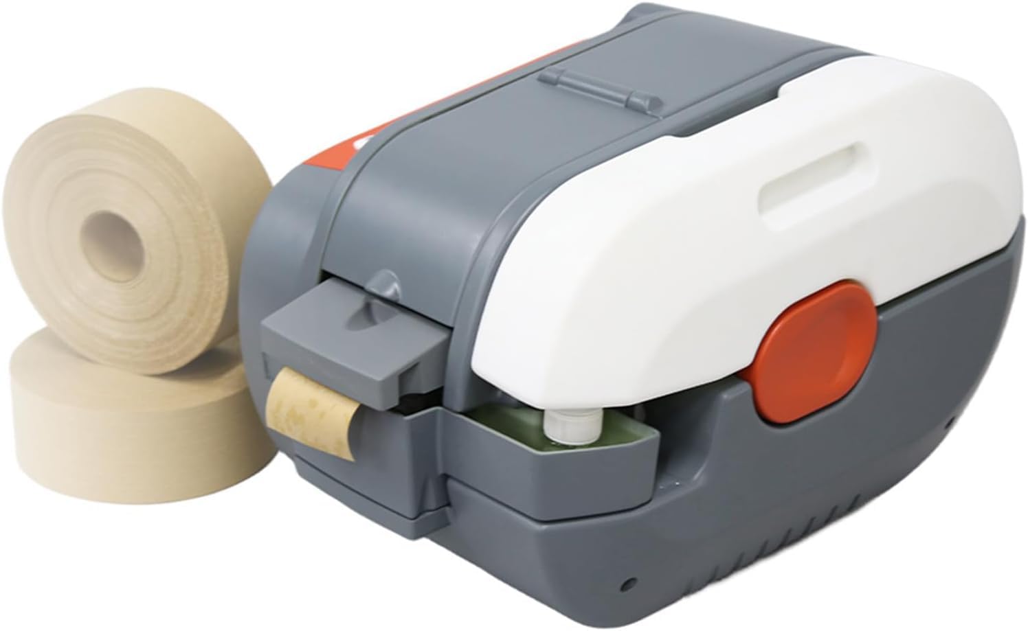 Dispenser automatico di nastro adesivo ad attivazione ad acqua, taglierina per nastro adesivo ad acqua - Temperatura regolabile, alta velocità di 60 m/min per imballaggi per e-commerce