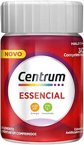 Centrum Essencial Multivitamínico Diário, com Complexo B, Vitamina D, e Magnesio, 30 Comprimidos