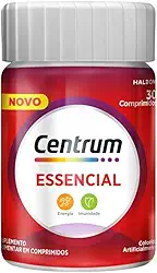Centrum Essencial Multivitamínico Diário, com Complexo B, Vitamina D, e Magnesio, 30 Comprimidos