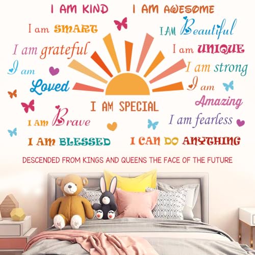 Vinilo decorativo frases motivación sol medio para pared miniatura 5