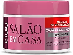 Máscara Reconstrução Salão Em Casa Cronograma Capilar 270g
