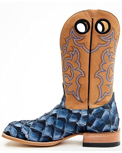 Cody James Men's Exotic Pirarucu Western Boot Broad Square Toe - Bbme-3233