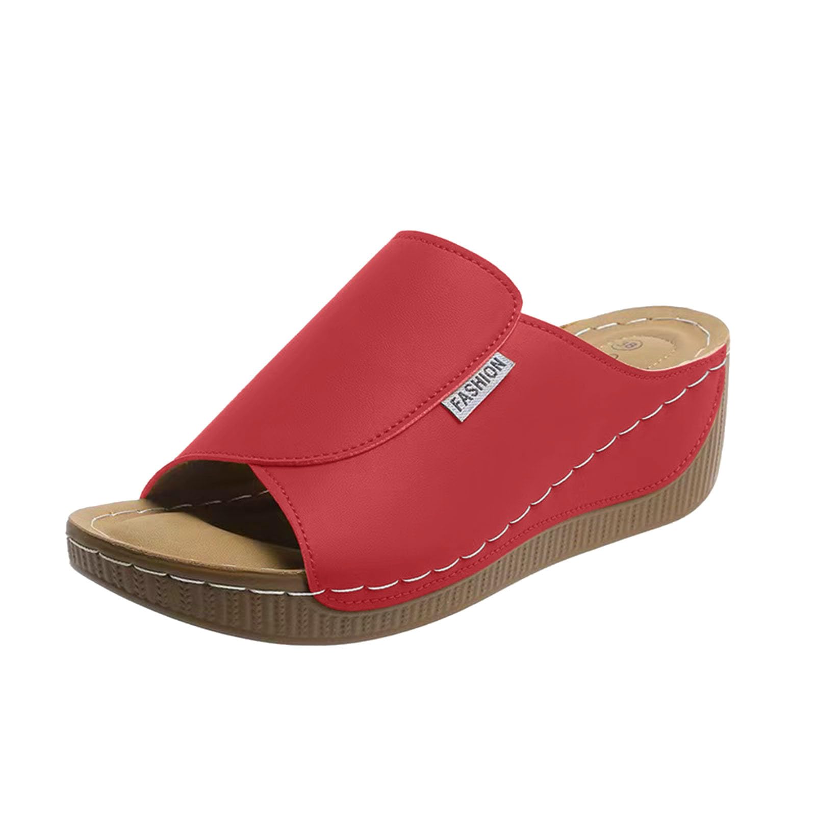 Ciabatte Donna Estive - Ladie Fashion Solid Color Exposed Toe Thick Sole Casual Sandal and Slipper Ciabatte Donna Mare Ortopediche Sandali Sabot Estivi Mare Antiscivolo