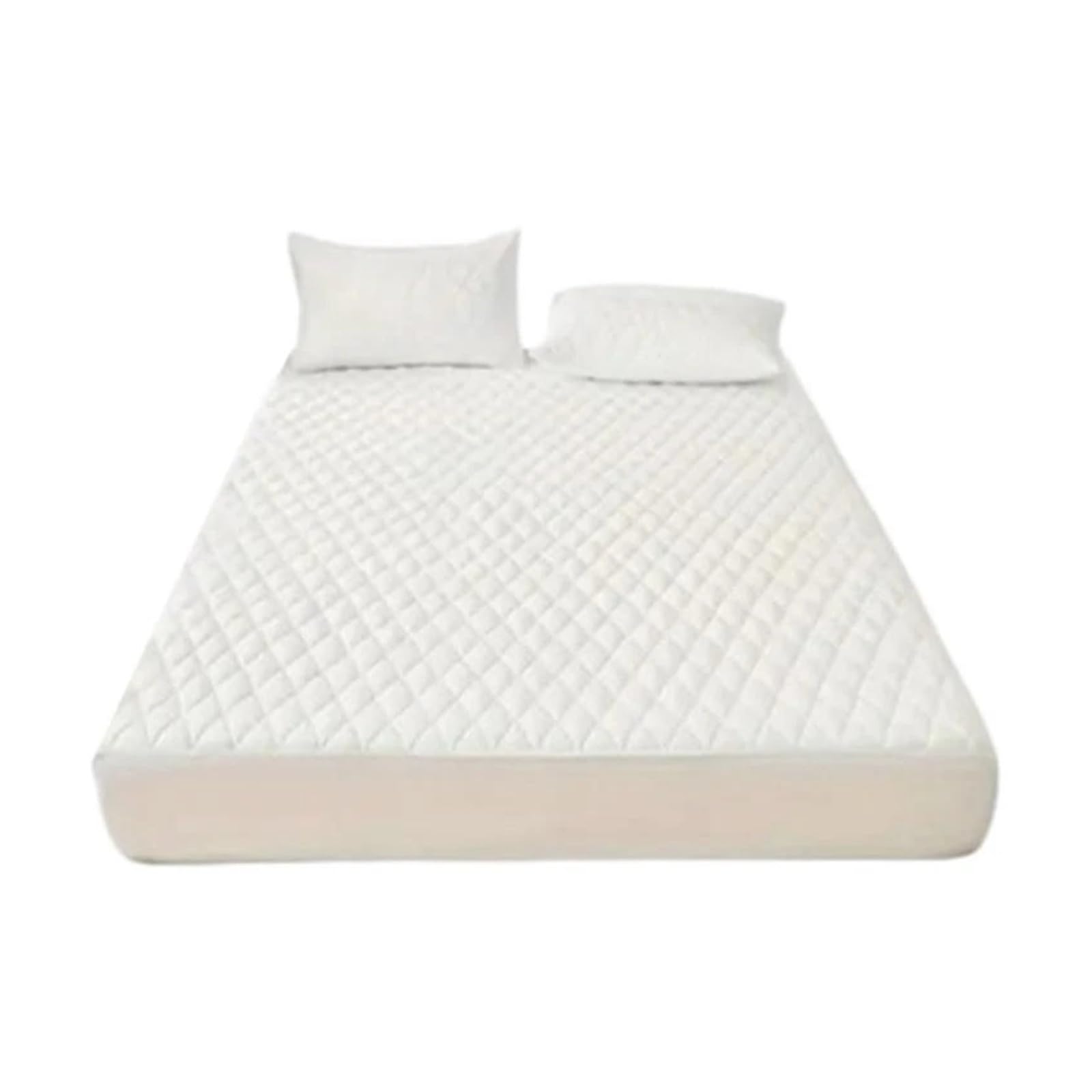 Mattress Protector Soft Mattress Protectors For Long Last Use Noiseless(180X200cm 30cm)
