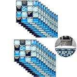 Ocasión adecuada: estos adhesivos para azulejos son impermeables, resistentes a la humedad y al calor y se aplican a cualquier superficie lisa y plana, como azulejos de cocina o baño, paredes, armarios y escritorios.