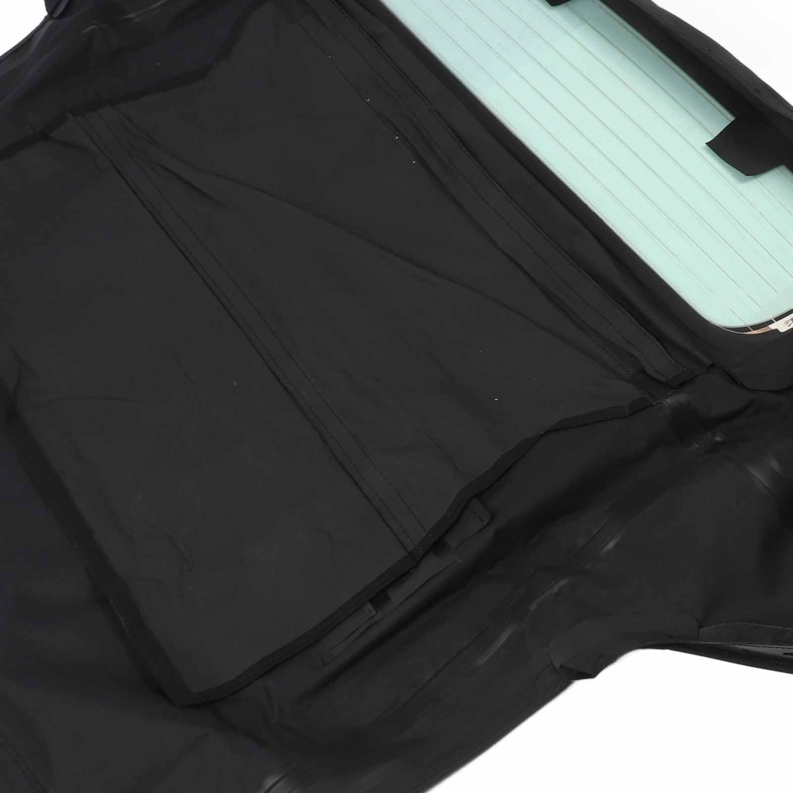 Capote Noire 9970235 avec Fenêtre Arrière Teintée, Tissu ventilé