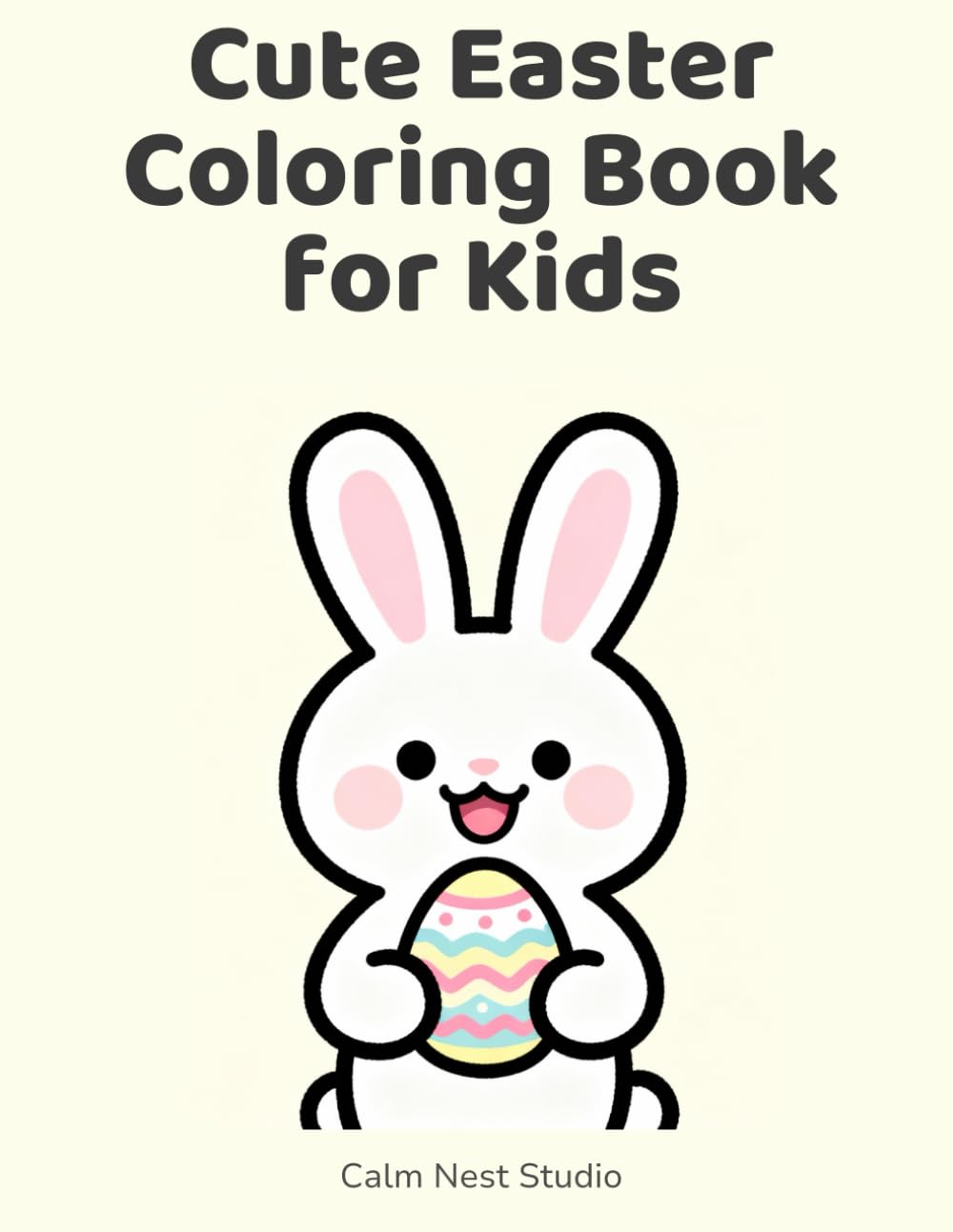 Cute Easter Coloring Book for Kids