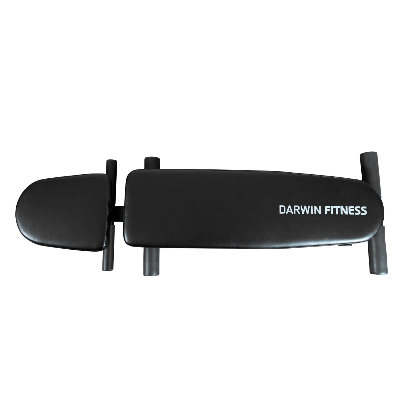 DARWIN FITNESS Hantelbank FB50, 7-Fach verstellbare Rückenlehne | Gewichtsbank, 150 kg Belastbarkeit, 129x43x36 cm