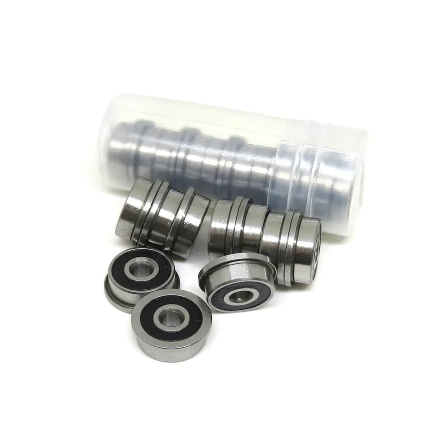 10Pcs F623 F686 F688 F689 F695 F696 F698-2RS Bearing 5x13x4mm Flanged Miniature Deep Groove Ball Bearings(F688-2rs 8x16x5mm)