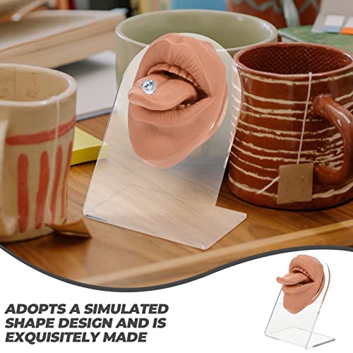 Modèle de bouche simulée pour la pratique du piercing en silicone