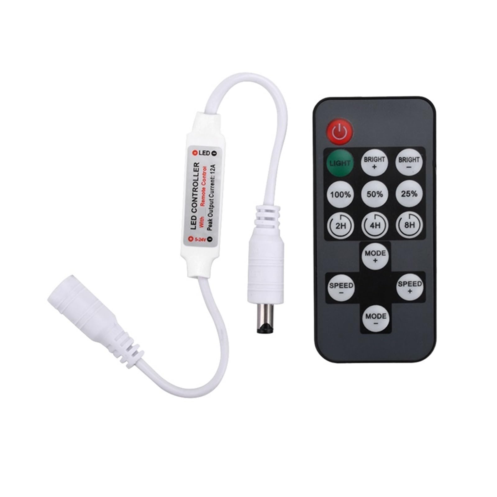 Controlador de tira LED RGB contra ambientes aburridos: añade efectos mágicos de 5-24V
