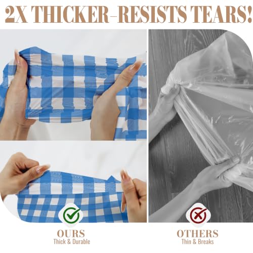 Image of Table Cover Roll, 54In x 300Ft Plastic Table Cloth Disposable