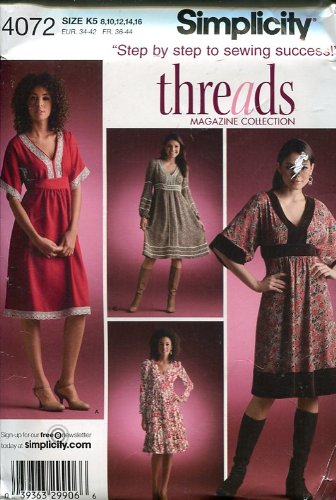 Patron Simplicity 4072 pour coudre une robe pull tendance adaptée à toutes les saisons