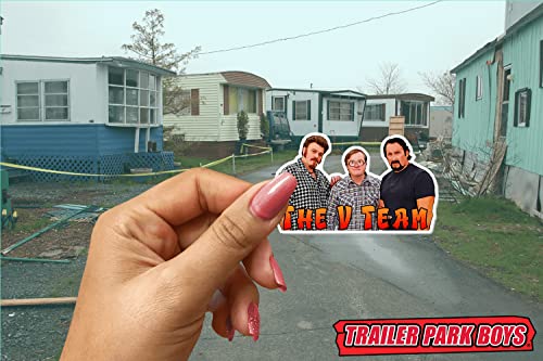 Image of LEAD & LEATHER Trailer Park Boys Bubbles Sticker Pack (2 Pack) - Official Merchandise - Black Vinyl Stickers for Men - Adults - Cartoon Style - Waterproof - Cars, Windows, Phones, Laptops