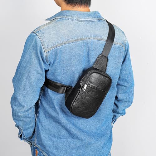 Genuine Leather Mini Sling Bag
