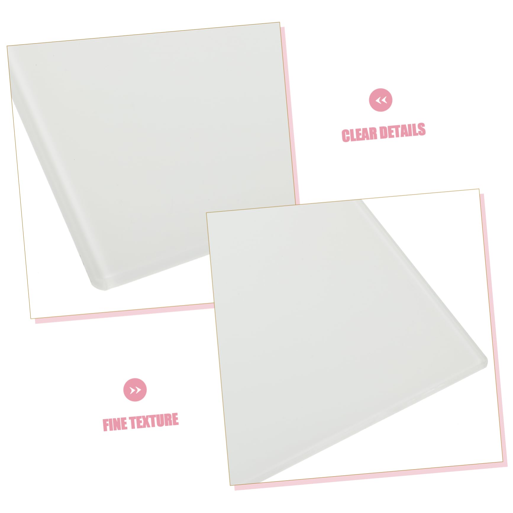 Planche à Découper en Verre Trempé Rectangulaire Cuisine | Surface Imprimée, Format Compact pour Petites Découpes, Pose sur Plan de Travail