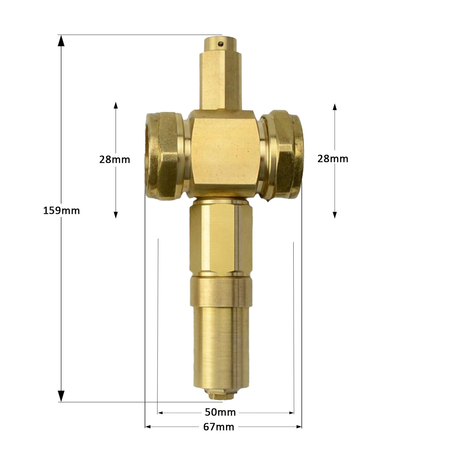 Tesla AFV28 - Valvola antigelo per pompa di calore, 28 x 28 mm, con guscio isolante AFV28SHELL