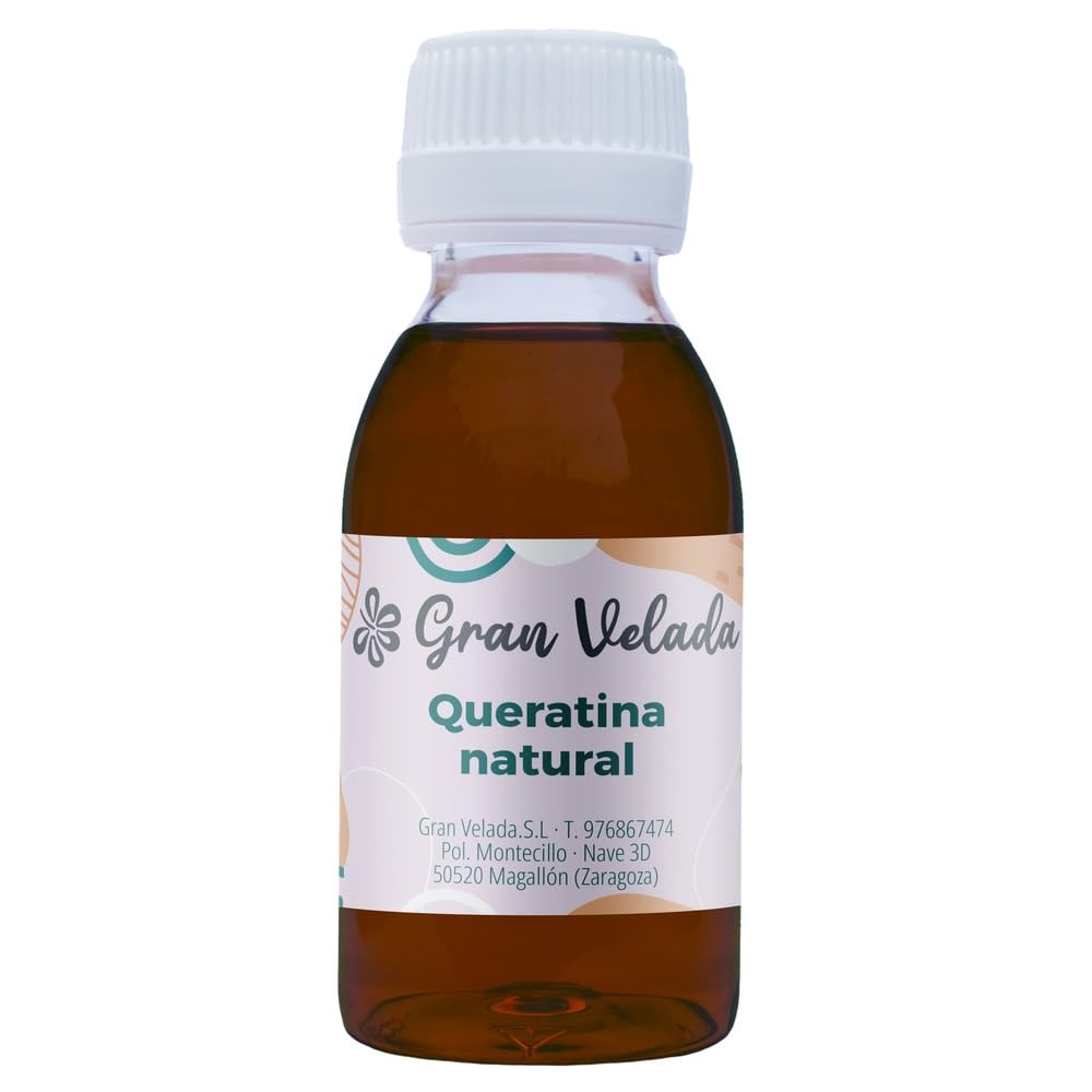 Gran Velada - Queratina Natural 1000 ml | Activo Cosmético Líquido | Suavizante y Reafirmante para Piel y Cabello