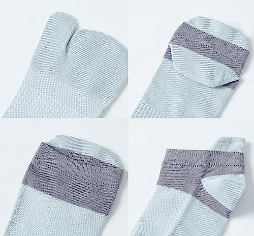 Men Tabi Socks Cotton Split Toe for Flip Flop Sandal Sand Ninja Japan 6 Pack