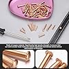 uxcell 150 Pcs Copper Solid Rivets, 0.12"x0.79" Half Round Head Rivet Metal Fasteners for Electrical Applications, Leather DIY Craft Supplies (M3x20) #3