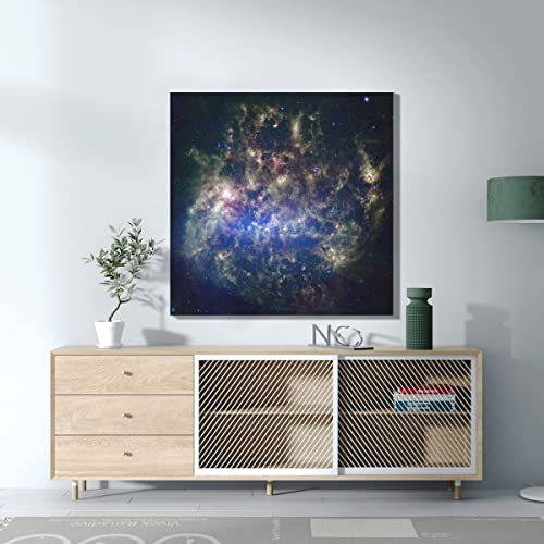 Tableau nébuleuse espace étoiles galaxie constellation 60x60cm - 3