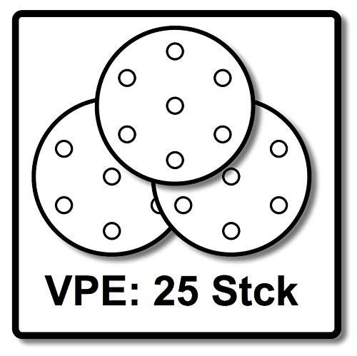Festool P80 Grit Granat Net 25-Piece, 225 mm Diameter, Steel Grey, P80 Grit / 25 pk - Image 4