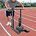 Adjustable Fitness Sled 5-Level for Strength Training, 440LBS Capacity Pushing Pulling Sled Workout Equipment for Home Gym & Outdoor, Compatible with 1