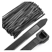 Lacci In Nylon Extra Grandi Bianco E Nero - Fascette Ferma Cavi Resistenti 200-300mm