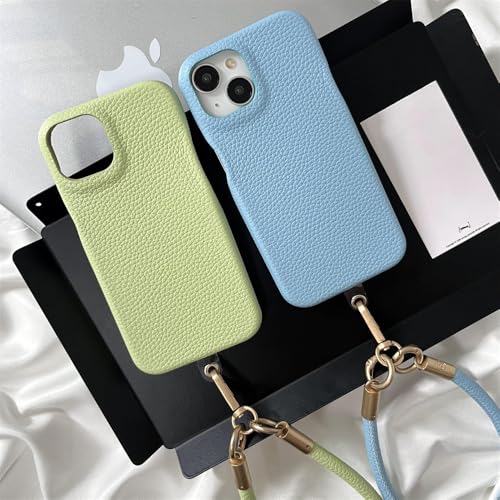 Étui en cuir de luxe pour iPhone 13 Pro chic antichoc argent - 2