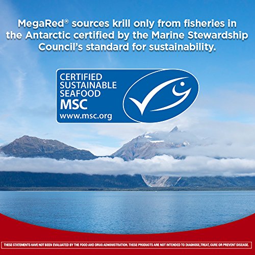 Megared 500Mg Extra Strength Omega-3 Krill Oil, 60 Softgels #TOP4