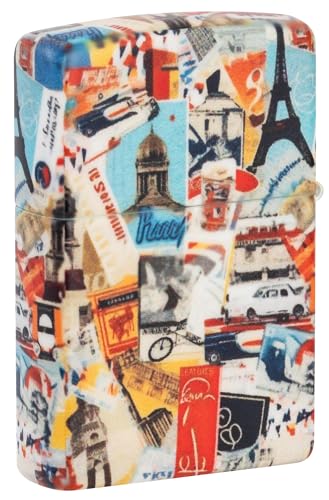 Encendedor Zippo Travel Stickers Classic Metal miniatura 5