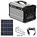Produktbild Kraftwerk Tragbares 500W 444wh Solar Generator mit 4x220V Wechselstromsteckdosen, Solar Mobile Lithium Batteriepack für Wohnmobile/Van Camping im Freien, Notfall