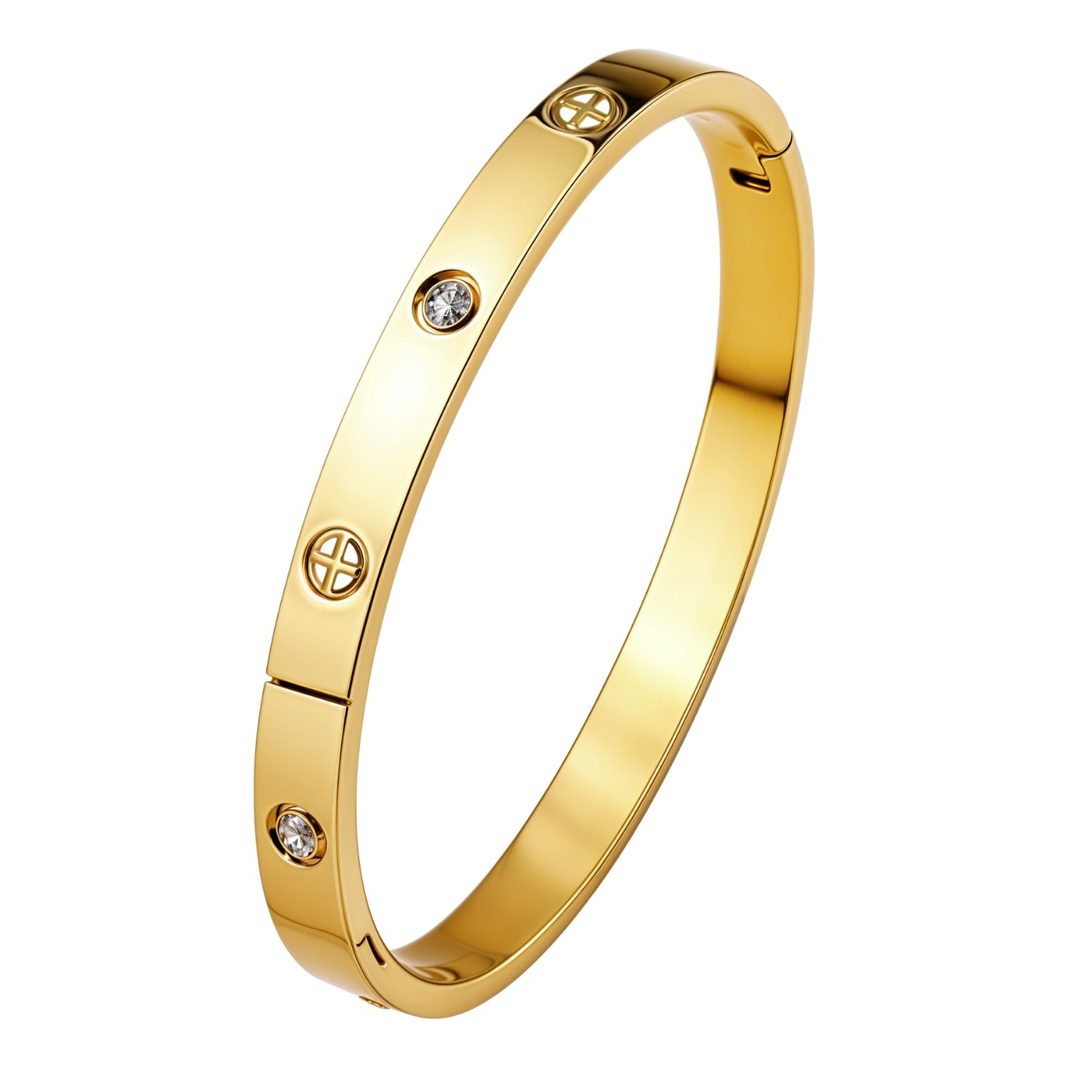 Gold Bracelet for Women | 18K Gold Plated Stainless Steel Gold Bracelet | Lovely Gift for Women