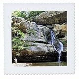 Square dimensions (in inches): 16 L x 16 W, image dimensions (in inches): 14 L x 14 W 100% poloyester; image is soft to touch. Made in USA Edges have pinking shear cut Image will not fade with washing. Image not a transfer, part of material