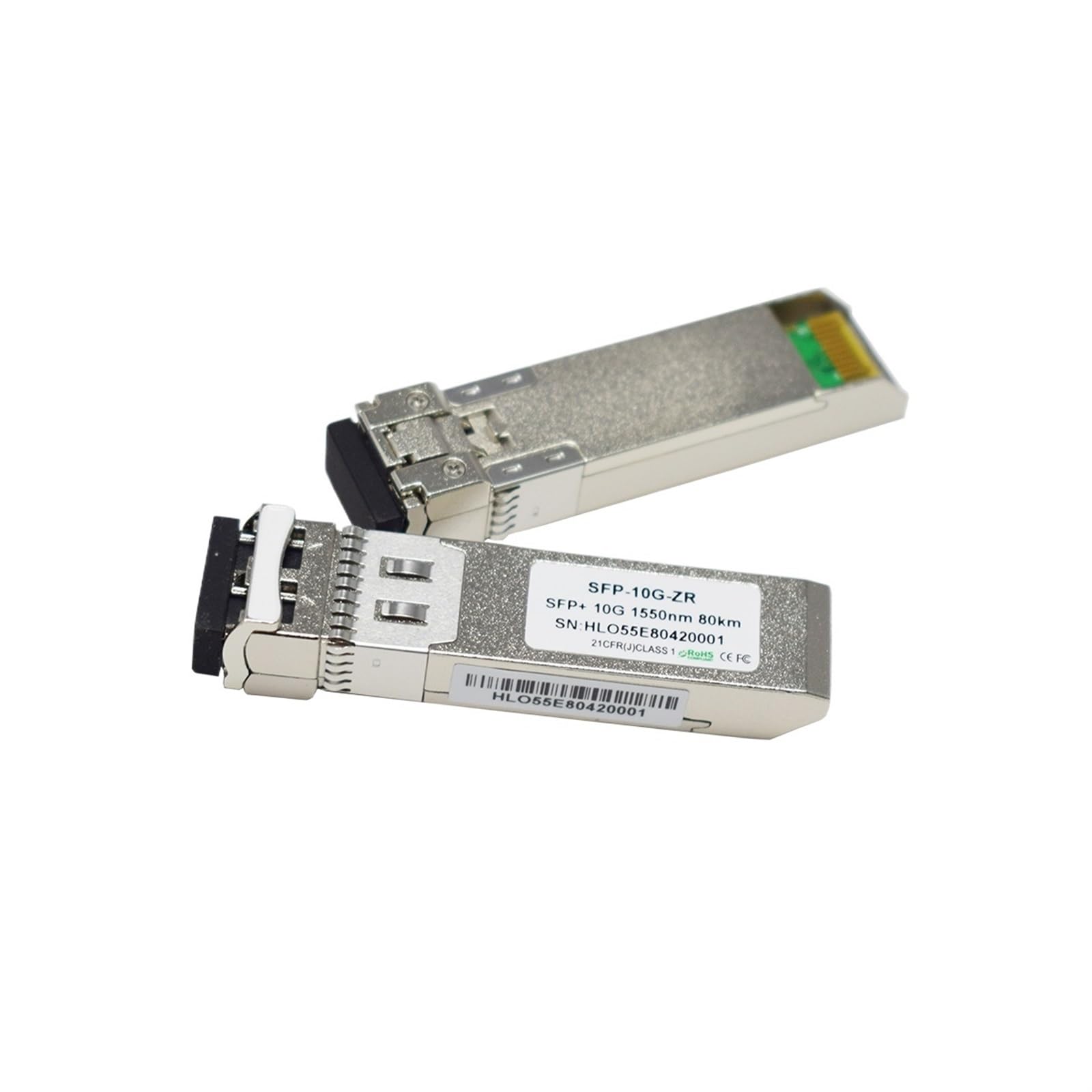 Transceptor SFP 10G-SFP-ZR-80km SFP+ 10G LC a Dos Caras 1550nm for FTTX(2 pcs)