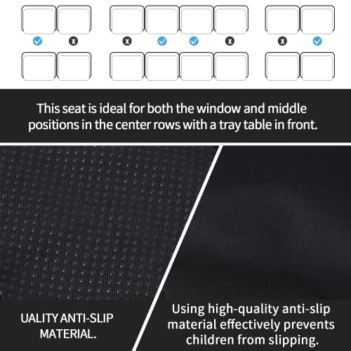 Airplane Footrest, Airplane Seat Extender For Kids, Toddler Airplane Bed, Airplane Travel Essentials, And Leg Rest For Children To Lie Down On The Plane (Black) #TOP3