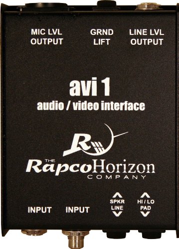 Rapco Horizon AVI-1 Audio/Video Passive Interface Signal Converter