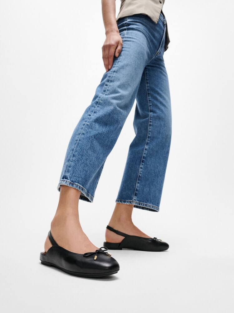 Fitflop Kobiety Delicato Bow Leather SlingbacksBalerinki
