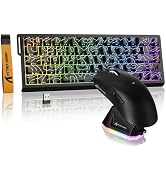 Amazon | A.JAZZ AK820 Proゲーミングキーボード3モードgift軸