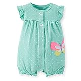 Carter's Baby Girls' Graphic Romper (Baby) - Mint - 9 Months