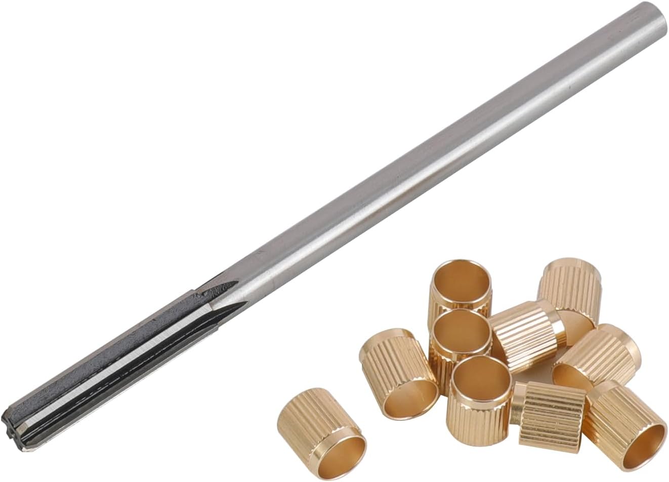 Throttle Shaft Bushing Repair Kit Carburetor 3/8 Piloted Reamer 10 Bushings (3/8")