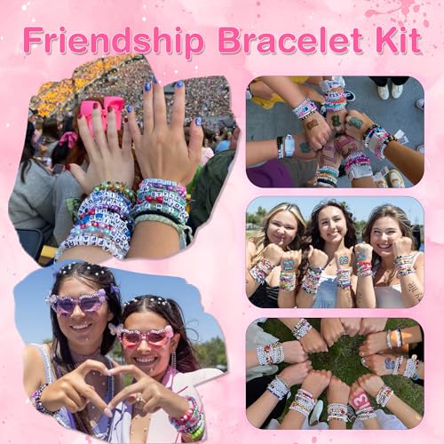 BeadzBoxx 6600+ Pcs Clay Beads Bracelet Making Kit 28 Colours 6mm Clay Bead Set for Teen Girl Gifts Friendship Bracelet Making Kits for Girls Beads for Bracelet Making DIY Crafts Gifts for Teens - Image 3